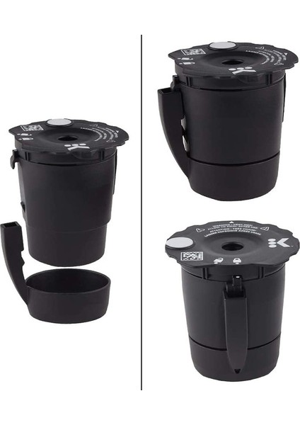 My 1.0 ve 2.0 Tüm Ev Kahve Makineleri ile Uyumlu Yeniden Kullanılabilir Kahve Filtresi (Siyah, 2 Adet/paket) (Yurt Dışından) modelleri