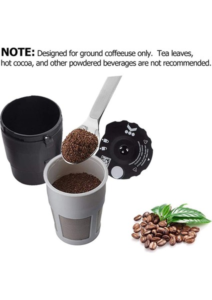 My 1.0 ve 2.0 Tüm Ev Kahve Makineleri ile Uyumlu Yeniden Kullanılabilir Kahve Filtresi (Siyah, 2 Adet/paket) (Yurt Dışından) fırsatları