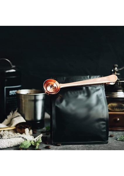 Kahve Kepçesi Klipsi, Paslanmaz Çelik Kahve Kepçesi Çanta Klipsi, Klipsli Çok Fonksiyonlu Kahve Kepçesi, Kahve ve Çay Için, 3 Paket B (Yurt Dışından) indirimleri