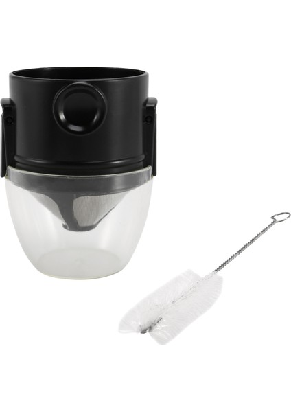 Kahve Makinesinin Üzerine Dökün, Yeniden Kullanılabilir Koni Kahve Damlatıcı Filtresi, Ev/ofis/seyahat Için Temizleme Fırçalı Kahve Makinesi (Yurt Dışından)