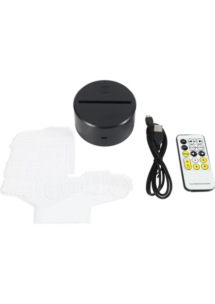 Satranç 3D LED Lamba 7 Renk Gece Lambaları Basın LED USB Masa Lambası Uyku Ev Dekor Gece Lambası (Yurt Dışından)