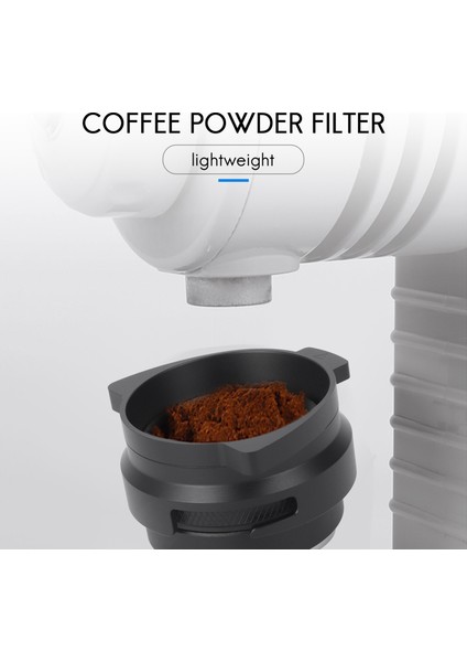 Kahve Tozu Halkası, 54 mm Espresso Dozajlama Hunisi Evrensel Kahve Tozu Alma Dozaj Halkası Kahve Makinesi Gümüş + Siyah (Yurt Dışından) fiyatları