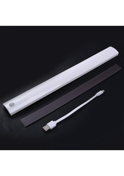 Insan Vücudu Indüksiyon Modern Dolap Işığı Masa Ev Gece Aydınlatma Manyetik Dolap Sensörü Merdiven Şarj USB LED Lamba, M (Yurt Dışından)