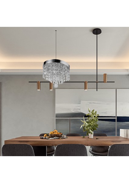 Modern Kristal LED Tavan Işık Fikstürü Kapalı Lamba Yüzey Montaj Tavan Lambası Yatak Odası Yemek Odası Için 250 mm Sıcak Beyaz (Yurt Dışından) modelleri