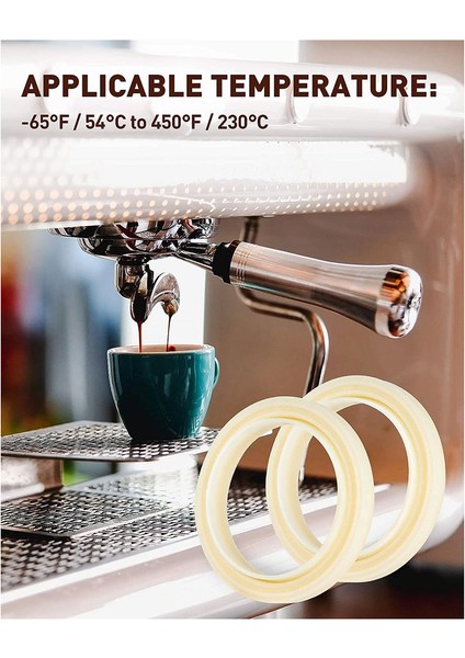 5 Adet Yedek Silikon Conta Espresso Makinesi Için 878/870/860/840/810/500/450/ Adaçayı 500/870/875/880/810/878 (Yurt Dışından)