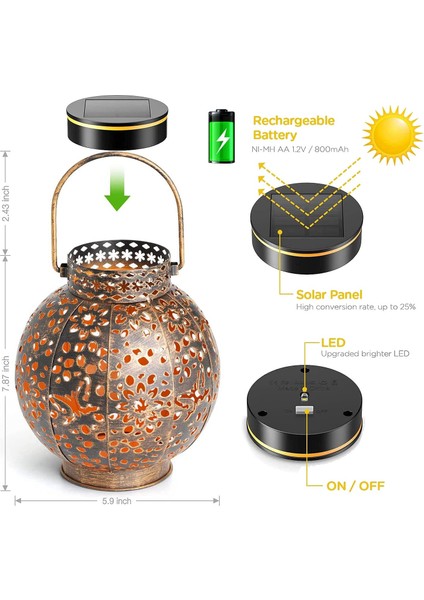 2 Adet Güneş Dekoratif Sokak Lambası Modern Avlu Açık Su Geçirmez Çim Topraklama Fişi Işık Güneş Aydınlatma (Yurt Dışından) fiyatları