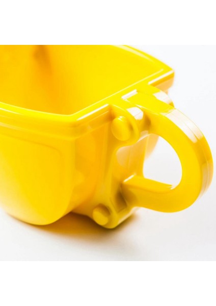 1 Adet 330ML Ekskavatör Kovası Kalıp Bardak Kahve Kupa Su Içme Kovası Bardak Çay Mutfak Drinkware Sarı (Yurt Dışından)