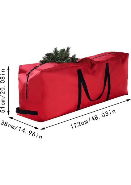 Noel Ağacı Çantası Oxford Kumaş Katlanabilir Noel Dekorasyon Saklama Çantası Noel Eşyalarını Saklamak Için Kırmızı (Yurt Dışından) fiyatları