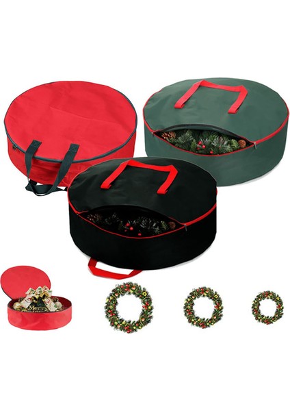 Noel Ağacı Çantası Oxford Kumaş Katlanabilir Noel Dekorasyon Saklama Çantası Noel Eşyalarını Saklamak Için Kırmızı (Yurt Dışından) fırsatları