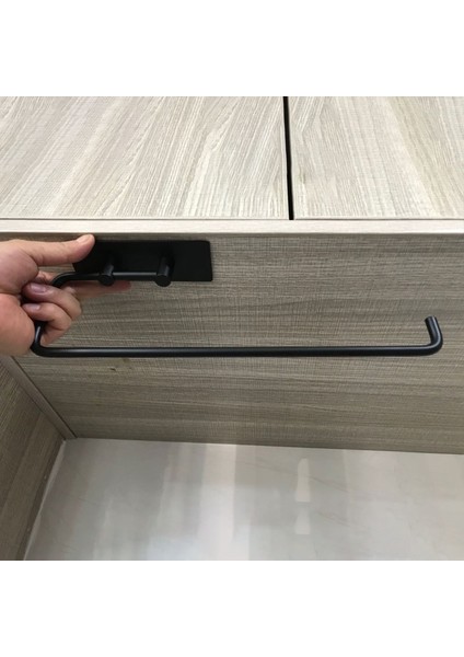 Kağıt Havluluk Dolap Altında Montajlı - Mutfak Banyo Havlusu Için Kendinden Yapışkanlı Kağıt Havlu Rulo Rafı (Yurt Dışından) indirimleri