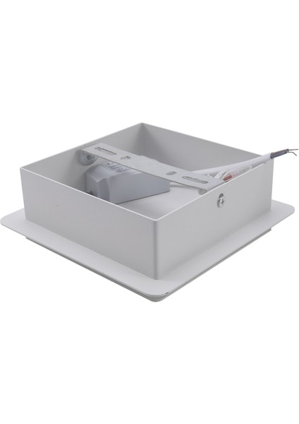 Modern LED Duvar Lambası Banyo Yatak Odası Için 6 W Duvar Aplik Beyaz Iç Aydınlatma Lambası LED Duvar Işık Iç Aydınlatma Gümüş (Yurt Dışından)