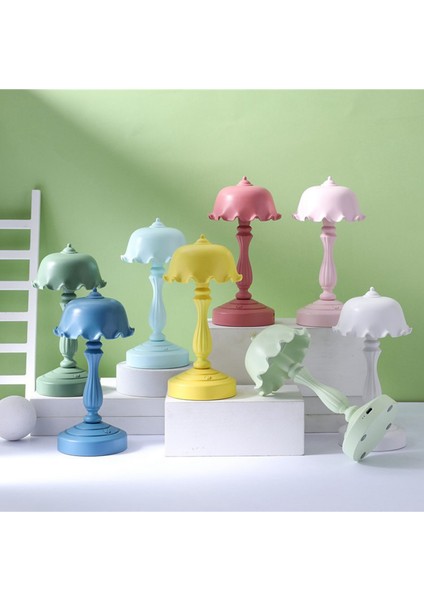 Avrupa Lotus Başucu Lambası Dekor Mini LED Gece Lambası Alışveriş Merkezi Odası Bar Ev Küçük Okuma Masası Işık-Açık Yeşil (Yurt Dışından) fiyatları