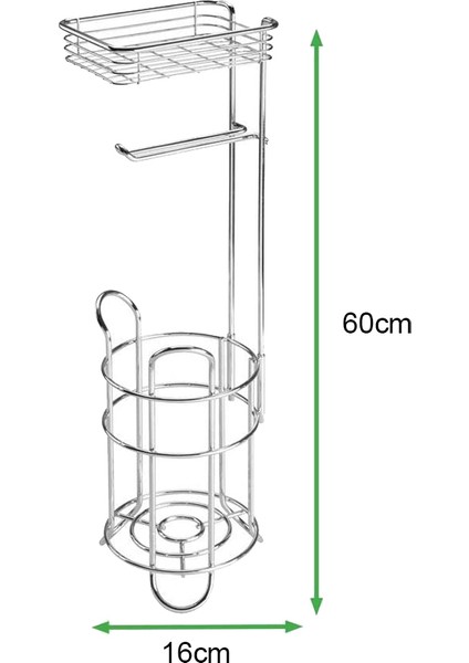 Depolama Sepeti ile Rulo Kağıt Tutucu Demir Kağıt Havlu Askısı Banyo Zemin Doku Depolama Rafı (Yurt Dışından) fiyatları