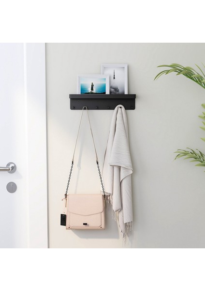 6 Kanca Duvar Raf Raf Modern Giysi Saklama Raf Kanca Havlu Portmanto Anahtarlık Raf Eldiven Depolama Rafı (Yurt Dışından) fiyatları