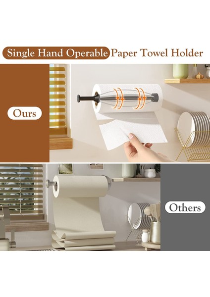 Dolap Altı Kağıt Havluluk Tek Elle Çalıştırılabilen Sönümleme Etkili Duvara Monte Kağıt Havluluk (Yurt Dışından) modelleri