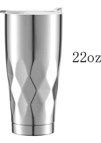 22 Oz Bira Soğutma Kupa Yalıtımlı Paslanmaz Çelik Araba Buz Bardağı Çift Duvar Vakum Yalıtım Kahve Kapaklı Fincan (Yurt Dışından) modelleri