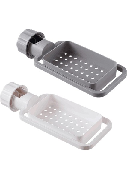 2 Paket Musluk Rafı Depolama Rafı, Mutfak Lavabosu Için Aksesuar, Mutfak ve Banyo Aksesuarları Için Lavabo Sünger Tutucu Lavabo Organizatörü (Yurt Dışından)