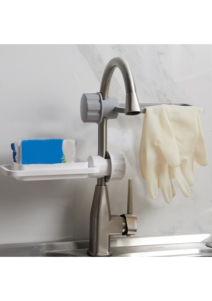 2 Paket Musluk Rafı Depolama Rafı, Mutfak Lavabosu Için Aksesuar, Mutfak ve Banyo Aksesuarları Için Lavabo Sünger Tutucu Lavabo Organizatörü (Yurt Dışından) fiyatları