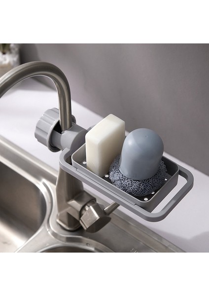 2 Paket Musluk Rafı Depolama Rafı, Mutfak Lavabosu Için Aksesuar, Mutfak ve Banyo Aksesuarları Için Lavabo Sünger Tutucu Lavabo Organizatörü (Yurt Dışından) modelleri