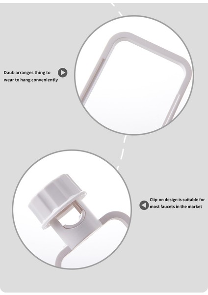 2 Paket Musluk Rafı Depolama Rafı, Mutfak Lavabosu Için Aksesuar, Mutfak ve Banyo Aksesuarları Için Lavabo Sünger Tutucu Lavabo Organizatörü (Yurt Dışından) indirimleri