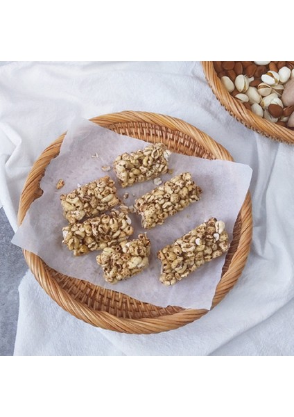 Rattan El Yapımı Gerçek Rattan Meyve Sepeti Aperatif Ekmek Sepeti Tepsi Oturma Odası Aperatifler Çeşitli Eşyalar Depolama Sepeti Meyve Tepsisi M (Yurt Dışından)