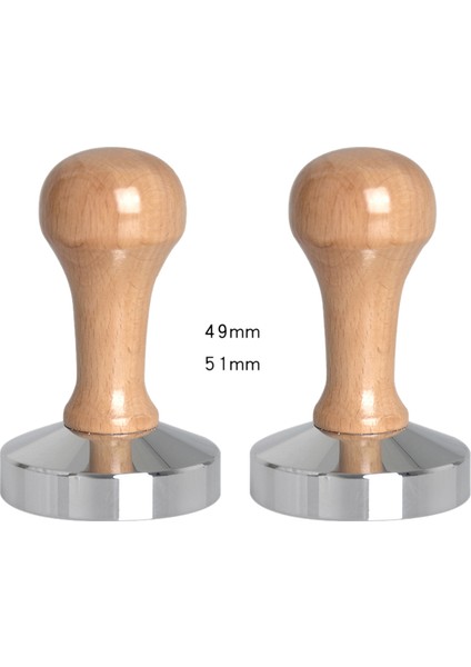 Ahşap Saplı Kahve Tozu Çekiç Paslanmaz Çelik Kahve Sabotaj Barista Araçları Düz Espresso Sabotaj Kahve Aksesuarları (Yurt Dışından) modelleri