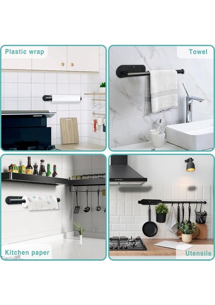 2'li Çok Yönlü Kağıt Havluluk, Paslanmaz Çelik Siyah Duvara Montajlı Veya Kendinden Yapışkanlı (Yurt Dışından) fiyatları