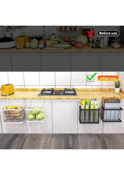 Paket Asılı Mutfak Sepetleri, Havlu Çubuğu, Dolap Üstü Kapı Düzenleyici ve Saklama Tel Düzenleme Sepeti (Yurt Dışından) indirimleri