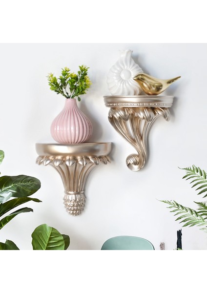 Decore Asılı Raf Duvar Dekorasyonu Depolama Rafı Çiçek Figürleri Ekran Standı El Sanatları Dekoratif Raflar Tip C (Yurt Dışından) fiyatları