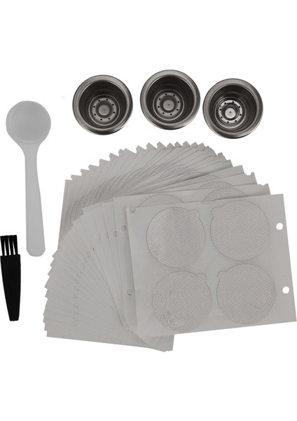 3 Adet Yeniden Kullanılabilir Paslanmaz Çelik Kapsül Nestle Fincan 100 Alüminyum Folyo Kapak Açılmamış Kahve Kabuğu Kahve Filtresi 6 Parça Set (Yurt Dışından) fiyatları