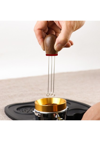 Masif Ahşap Saplı Kahve Sabotaj Karıştırma Iğnesi, Standlı Kahve Dağıtıcısı, Espresso Sabotaj Iğnesi, C (Yurt Dışından) indirimleri