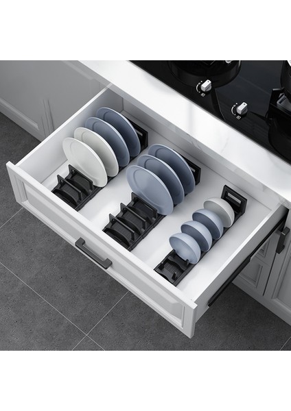 Mutfak Delikli Uzay Alüminyum Drenaj Sofra Rafı Mutfak Malzemeleri Depolama Rafı-C (Yurt Dışından) modelleri