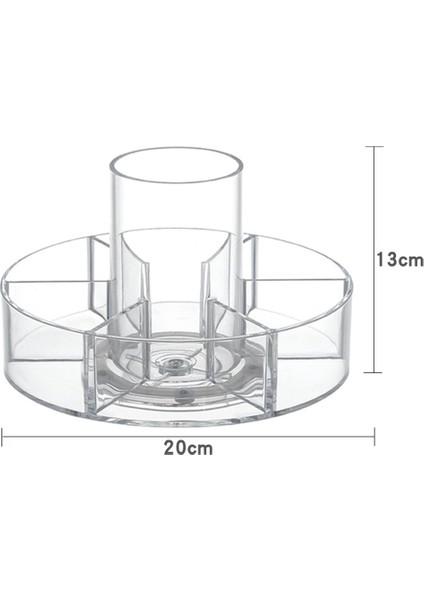 2 Adet Kozmetik Depolama Rafı Baharat Makyaj Pikap Organizatör Döner Tepsi Takı Için Çok Fonksiyonlu Saklama Kutusu (Yurt Dışından)