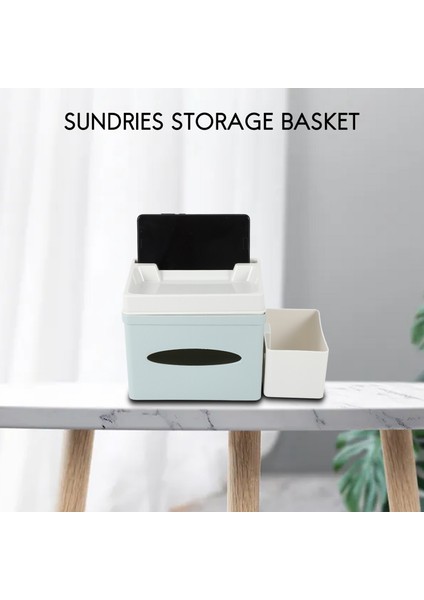 Çok Fonksiyonlu Masaüstü Doku Kutusu Cep Telefonu Depolama Rafı Aperatif Kutusu Kağıt Kutusu Ev Ofis Peçete Saklama Kutusu Yeşil (Yurt Dışından) modelleri