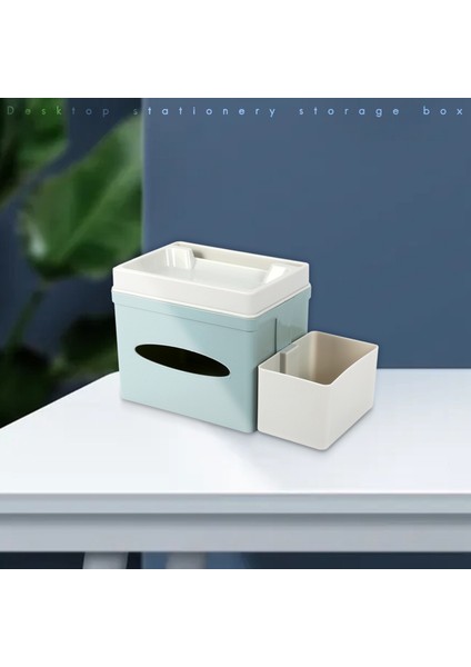 Çok Fonksiyonlu Masaüstü Doku Kutusu Cep Telefonu Depolama Rafı Aperatif Kutusu Kağıt Kutusu Ev Ofis Peçete Saklama Kutusu Yeşil (Yurt Dışından) fırsatları