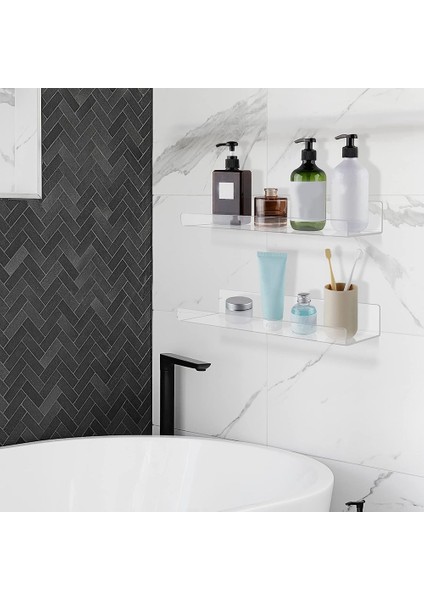 Duvar Depolama Için 4 Şeffaf Akrilik Raf, Duvara Monte Yüzer Raflar, Çocuk Kitaplığı, Ekran Duvar Rafları (Yurt Dışından) modelleri