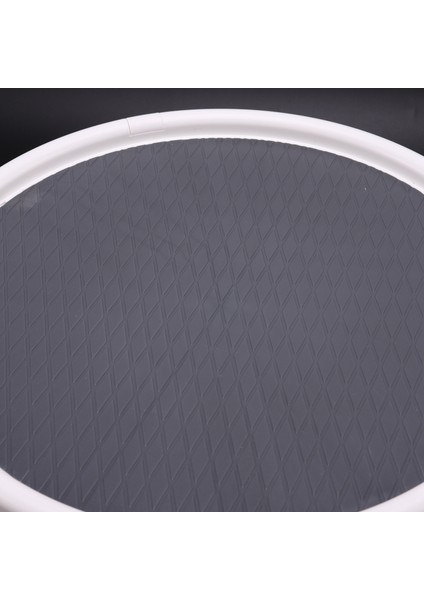 Dönen Çift Katmanlı Masaüstü Depolama Rafı Döndürülebilir Makyaj Rafı Mutfak Baharat Depolama Beyaz Gri (Yurt Dışından) fırsatları