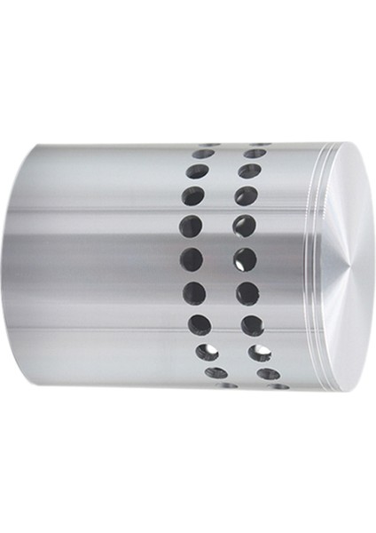 LED Duvar Işığı 3W Kare Iç Mekan Duvar Lambası Modern Yatak Odası Otel Bar Işığı (Soğuk Beyaz Işık) Gümüş Alüminyum (Yurt Dışından)