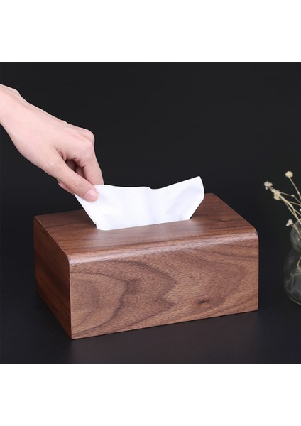 Ahşap Tuvalet Kağıdı Tutucu-Ahşap Duvara Monte Tuvalet Kağıdı Tutucu, Yıkanabilir Mendil Dispenseri Olarak Raflı, Banyo Depolama (Yurt Dışından) fırsatları