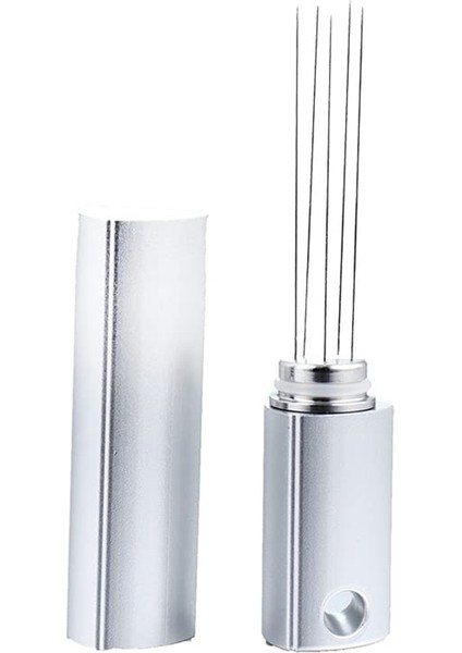 Espresso Kahve Karıştırıcı Wdt Aracı Taşınabilir Espresso Dağıtım Aracı Kahve Tozu Karıştırma Aracı Üçgen Gümüş (Yurt Dışından)