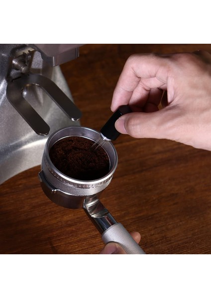 Espresso Kahve Karıştırıcı Wdt Aracı Taşınabilir Espresso Dağıtım Aracı Kahve Tozu Karıştırma Aracı Üçgen Gümüş (Yurt Dışından) modelleri