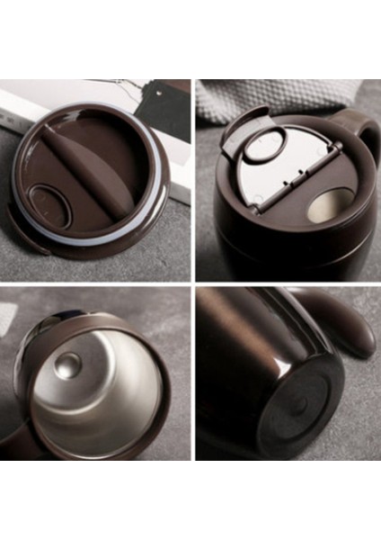 Erkek ve Kadın Iş Ofisi Paslanmaz Çelik Moda Basit Kahve Fincanı Isı Yalıtım Su Bardağı Kırmızı (Yurt Dışından) fırsatları