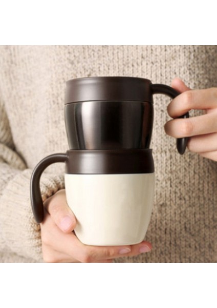 Erkek ve Kadın Iş Ofisi Paslanmaz Çelik Moda Basit Kahve Fincanı Isı Yalıtım Su Bardağı Kırmızı (Yurt Dışından) indirimleri