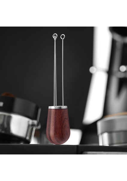 Espresso Iğne Dağıtıcısı,ahşap Saplı Espresso Iğne Dağıtıcısı,espresso Barista Kahve Karıştırıcı Dağıtıcısı,b (Yurt Dışından)