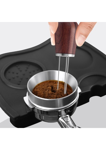 Espresso Iğne Dağıtıcısı,ahşap Saplı Espresso Iğne Dağıtıcısı,espresso Barista Kahve Karıştırıcı Dağıtıcısı,b (Yurt Dışından)
