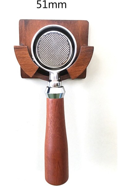 Duvara Montaj Ahşap Kahve Filtresi Tutucu Askı Dekorasyon Duvara Montaj Depolama Rafı 51/53/54/58MM Parantez (Yurt Dışından)