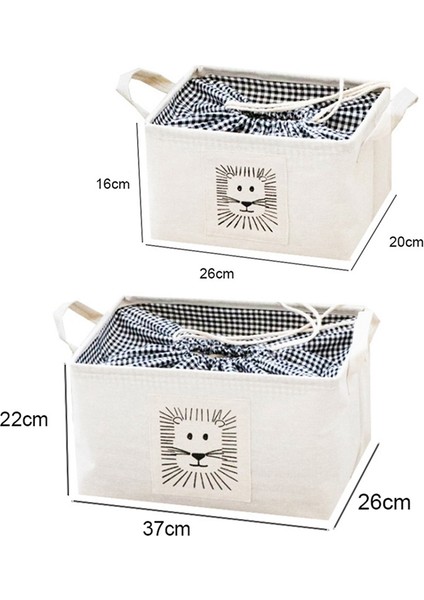 Ev Pamuk Keten Oyuncaklar Kirli Giysiler Saklama Sepeti Katlanabilir Saklama Kutusu Sepeti, Üç Farklı Boyutta (Yurt Dışından) modelleri