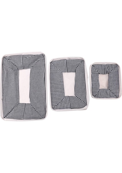 Ev Pamuk Keten Oyuncaklar Kirli Giysiler Saklama Sepeti Katlanabilir Saklama Kutusu Sepeti, Üç Farklı Boyutta (Yurt Dışından) fırsatları