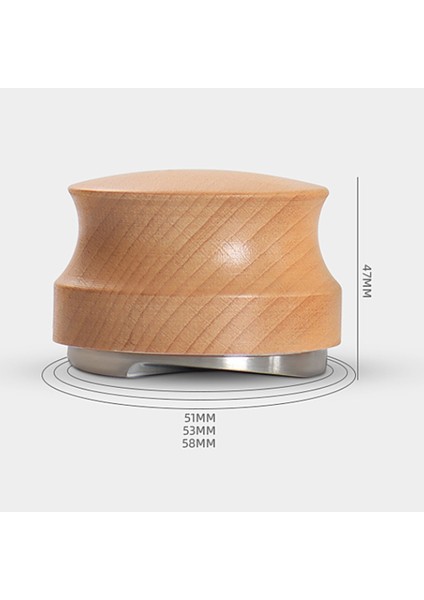 Kahve Dengeleyici Espresso Sabotaj El Sabotaj Aksesuarları, Ayarlanabilir Derinlik, Kahve Için Paslanmaz Çelik, 53MM (Yurt Dışından) fiyatları