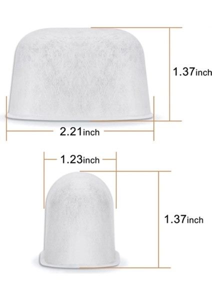 BWF100 Makinelerine Uyumlu 6'lı Paket Kömür Filtreleri, Espresso Makinesi Su Filtresi Değişimleri (Yurt Dışından) modelleri